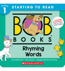 Scholastic Inc. Bob Books - Rhyming Words Box Set of 10 Paperbacks | Decodable Phonics Books, Ages 4 and up, Kindergarten, Flashcards (Stage 1: Starting to Read)