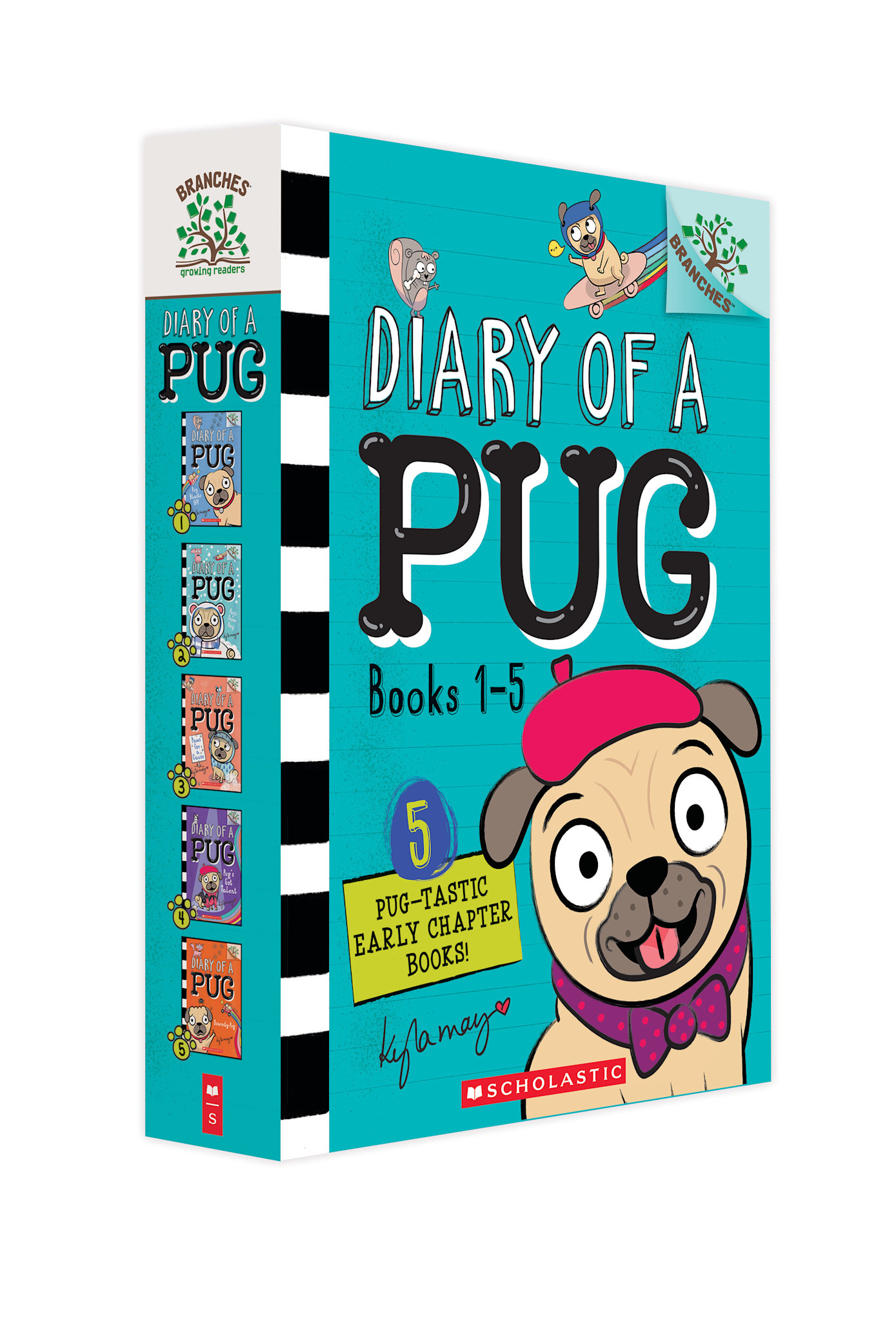 Scholastic Inc. Diary of a Pug, Books 1-5: A Branches Box Set