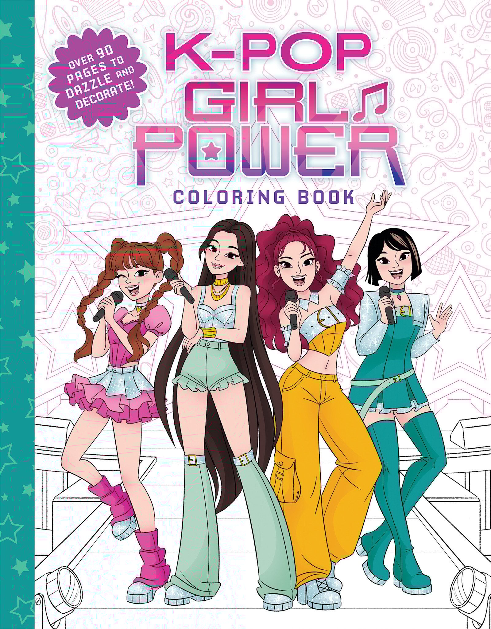 Scholastic Inc. K-Pop Girl Power Coloring Book