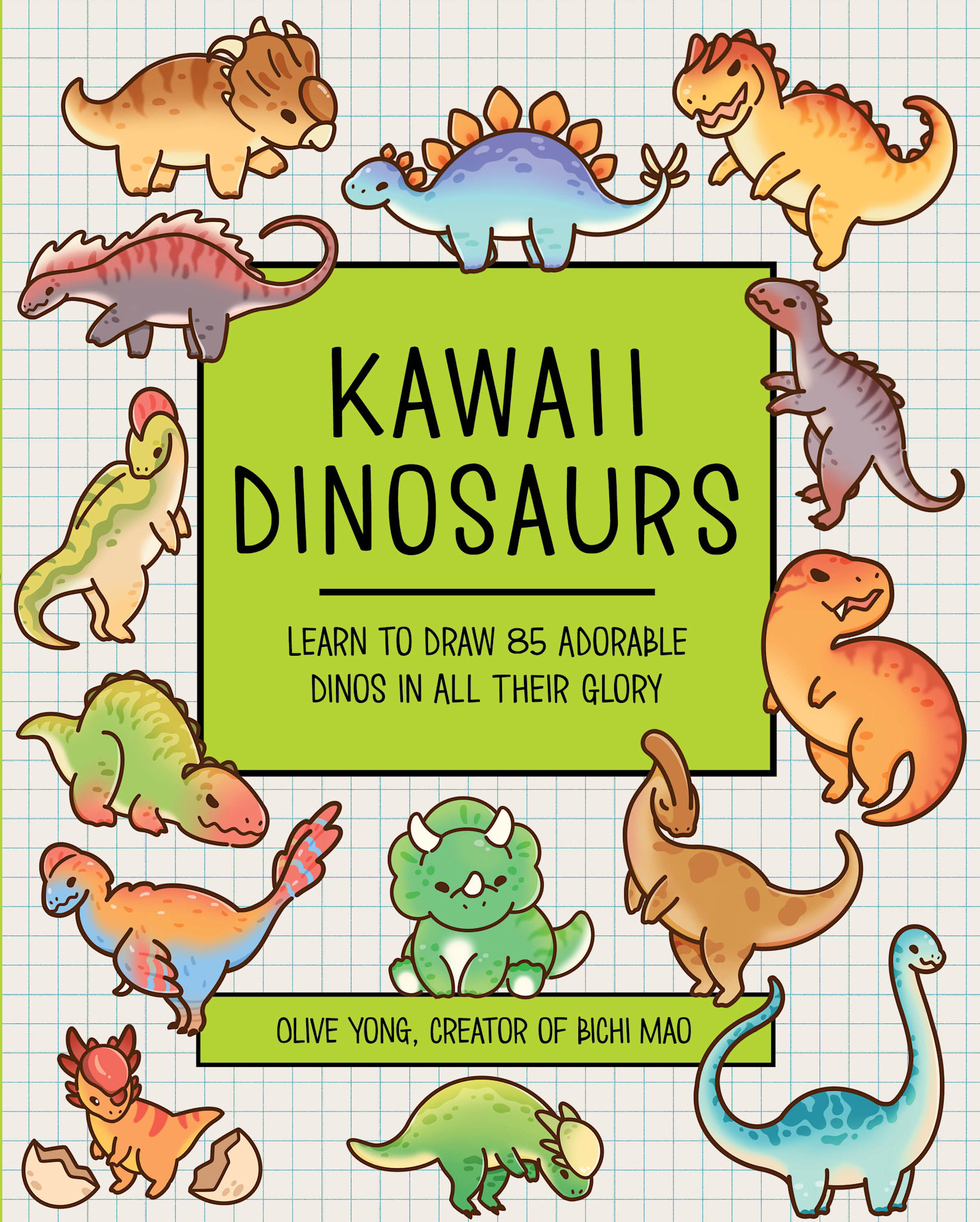 Rock Point Kawaii Dinosaurs: Learn to Draw 85 Adorable Dinos in All Their Glory