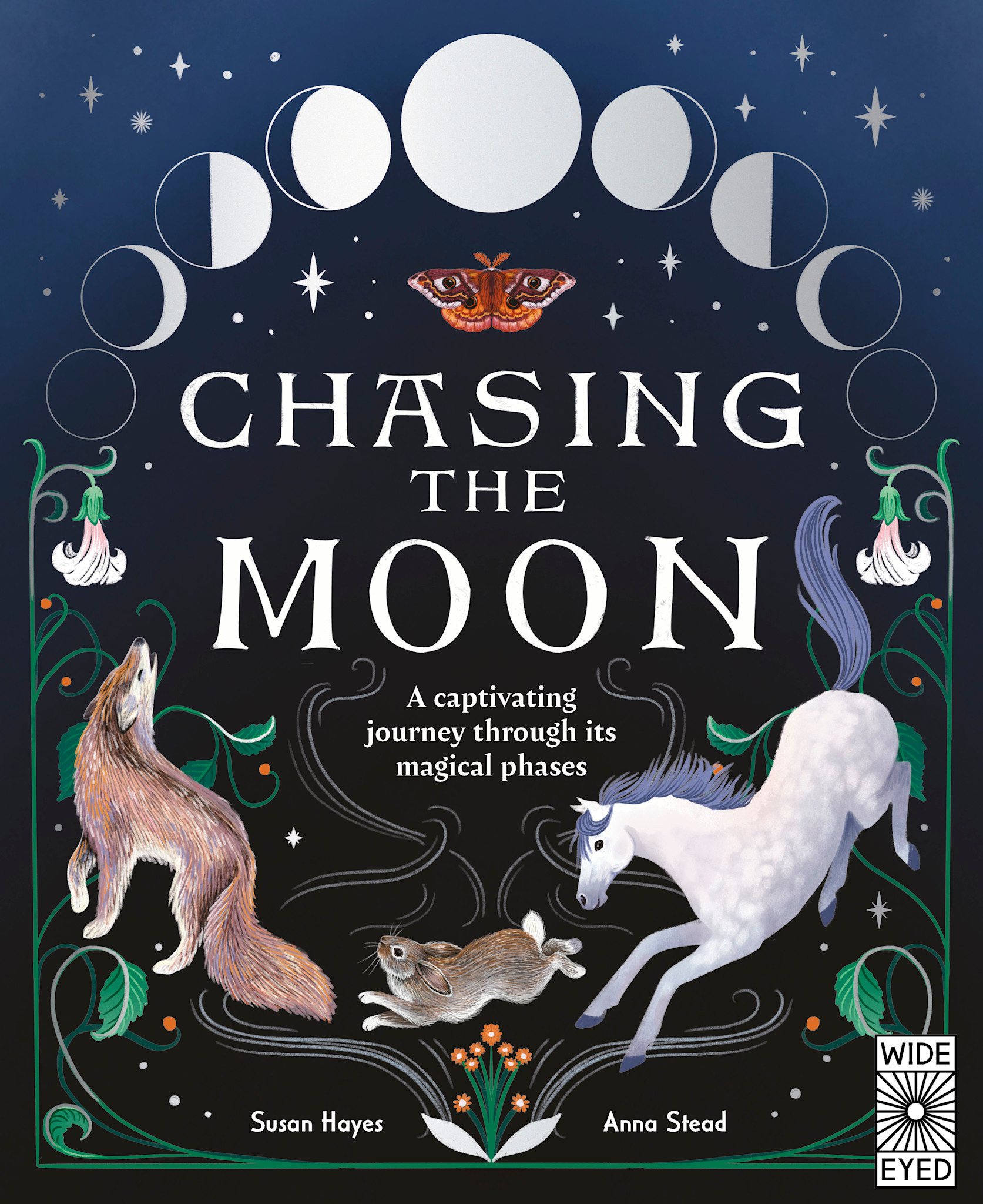 Wide Eyed Editions Chasing the Moon: A captivating journey through its magical phases