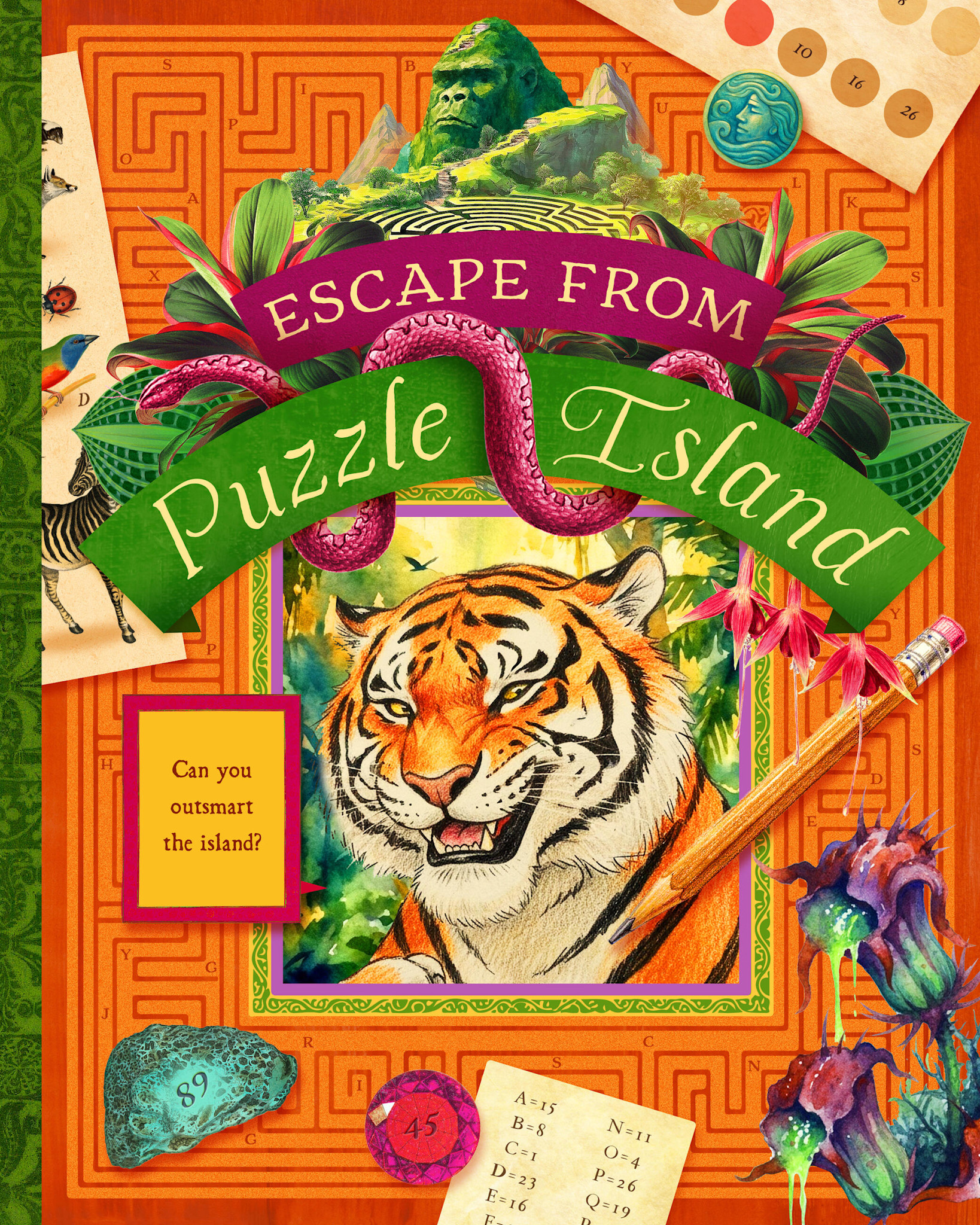 Bushel & Peck Books Escape from Animal Island Puzzle Book: Can You Outsmart the Island?
