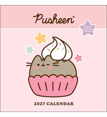 Andrews McMeel Publishing Pusheen 2027 Wall Calendar with Stickers