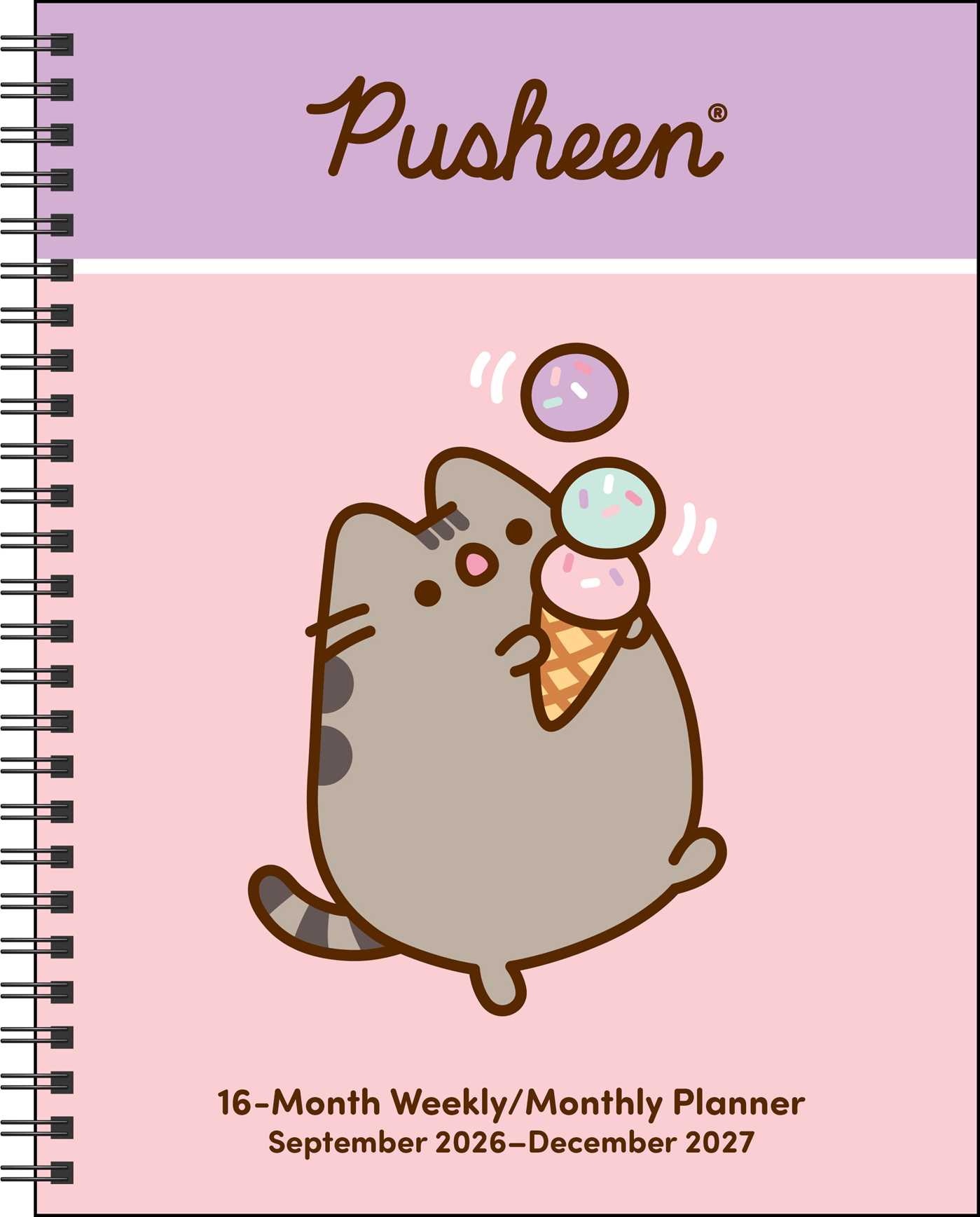 Andrews McMeel Publishing Pusheen 16-Month 2026-2027 Weekly/Monthly Planner Calendar