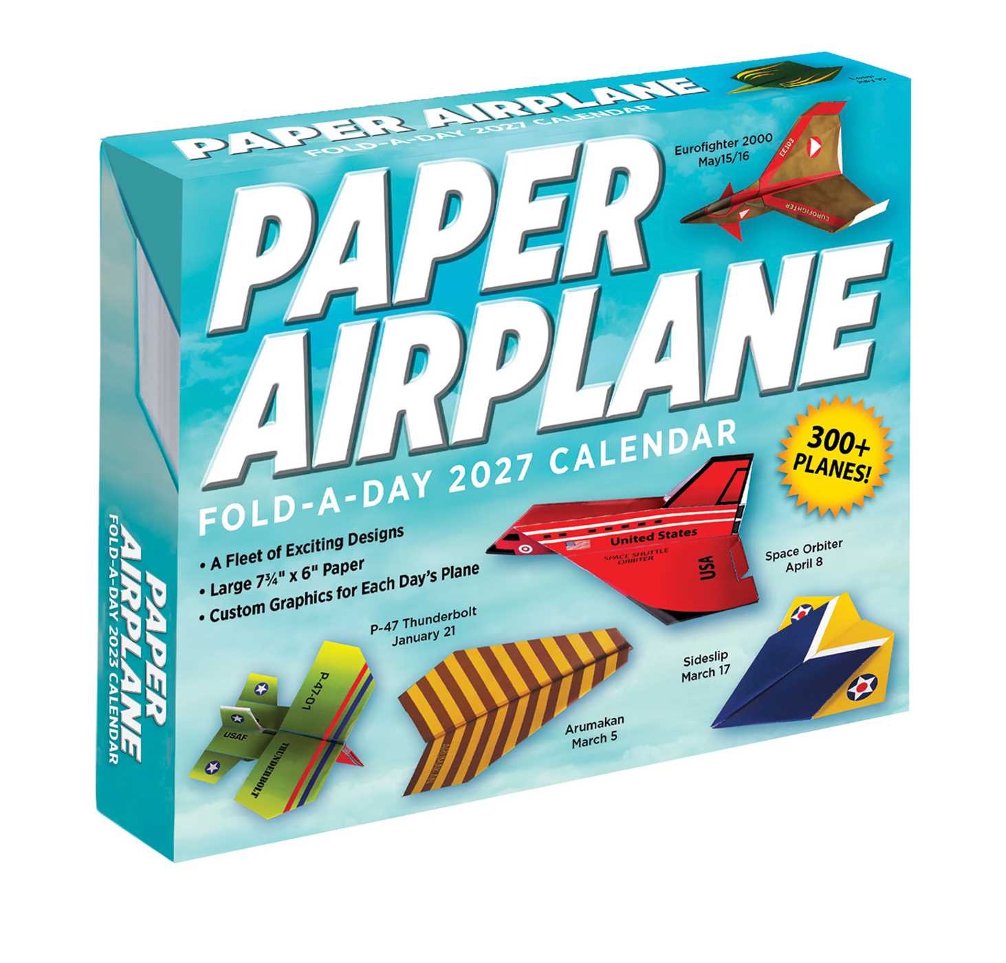 Andrews McMeel Publishing Paper Airplane 2027 Fold-A-Day Calendar