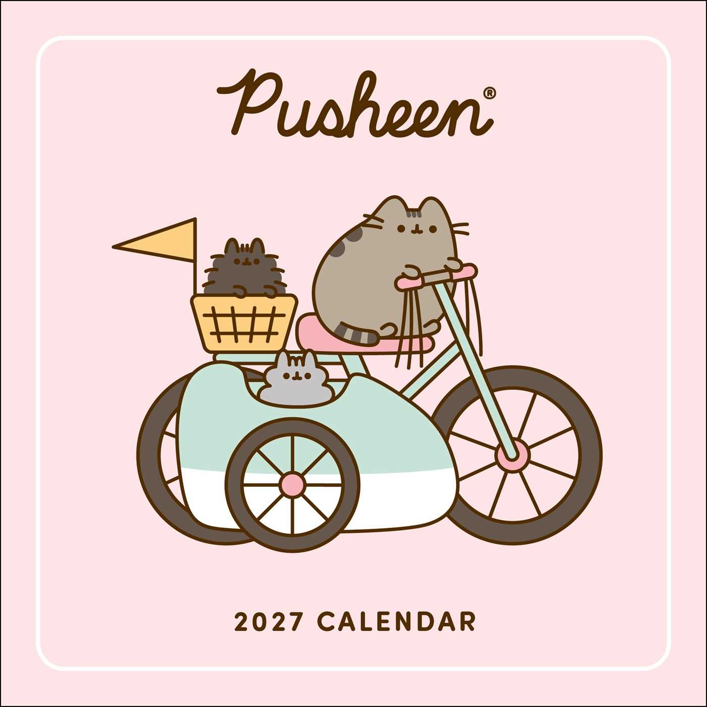 Andrews McMeel Publishing Pusheen 2027 Mini Wall Calendar