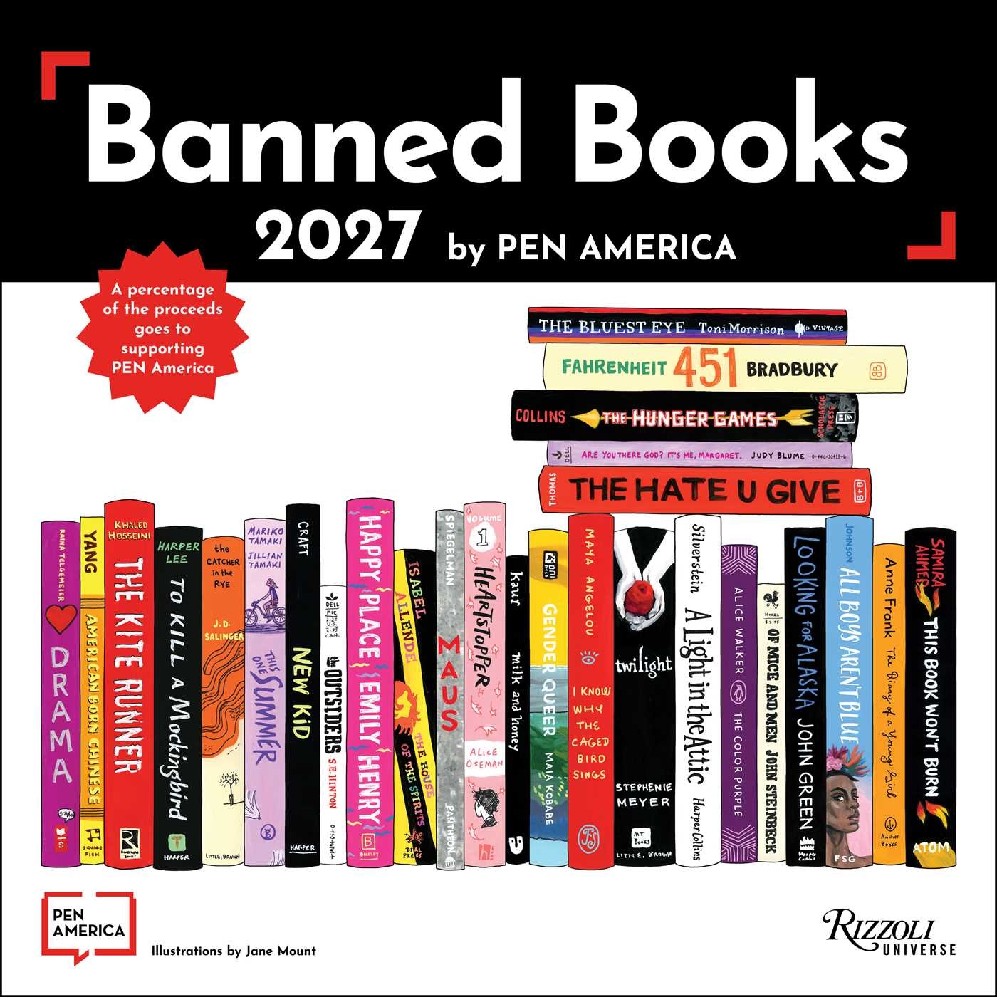 The Banned Books 2027 Wall Calendar