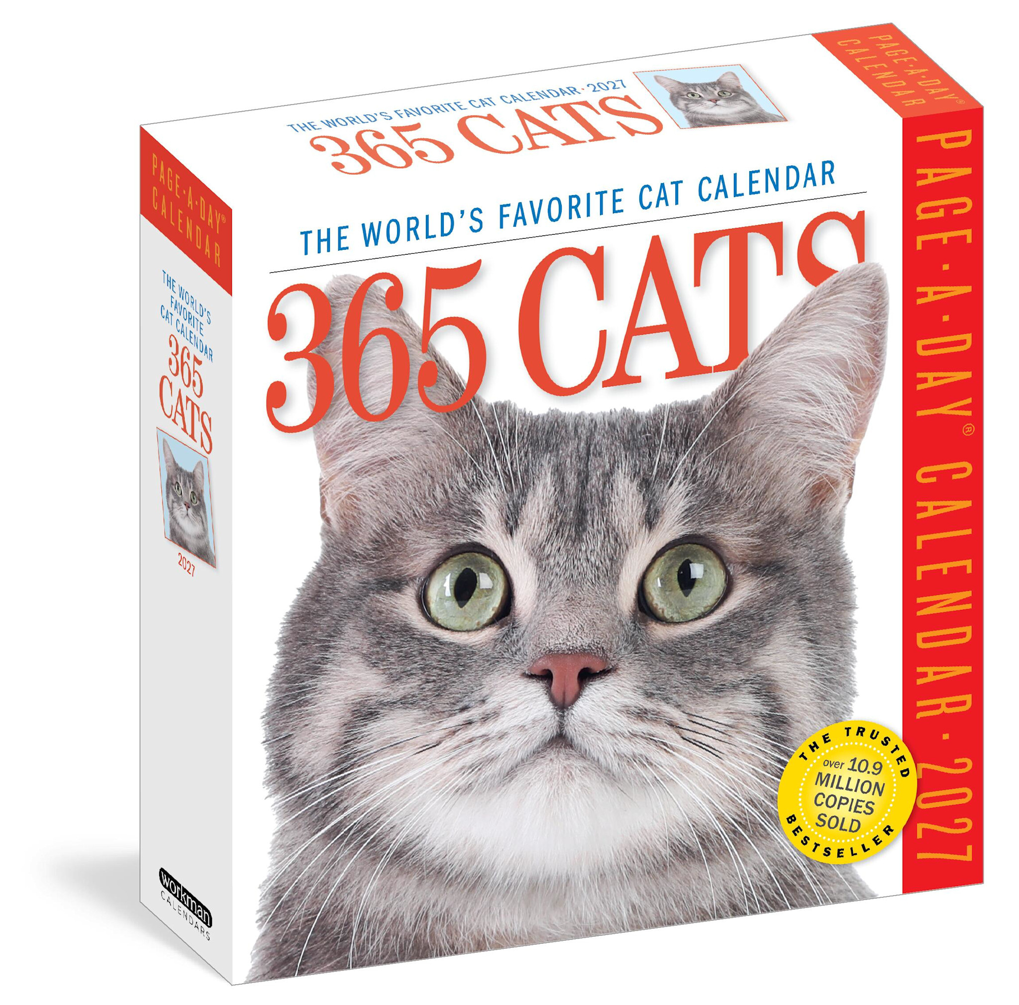 Workman Publishing Company 365 Cats Page-A-Day® Calendar 2027: The World's Favorite Cat Calendar
