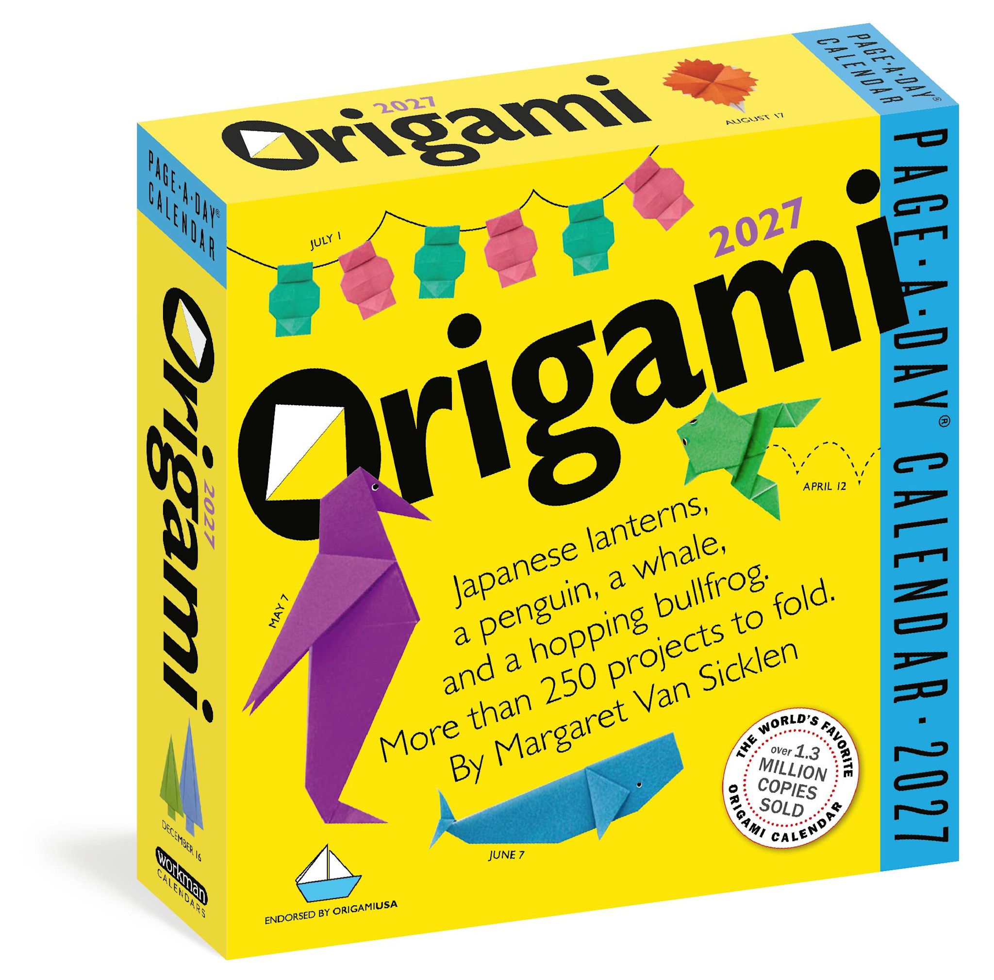 Workman Publishing Company Origami Page-A-Day® Calendar 2027: More Than 250 Projects to Fold!
