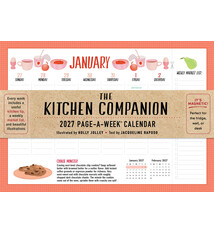 Workman Publishing Company The Kitchen Companion Page-A-Week Calendar 2027: It's Magnetic! Perfect for the Fridge, Wall, or Desk