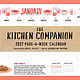 Workman Publishing Company The Kitchen Companion Page-A-Week Calendar 2027: It's Magnetic! Perfect for the Fridge, Wall, or Desk