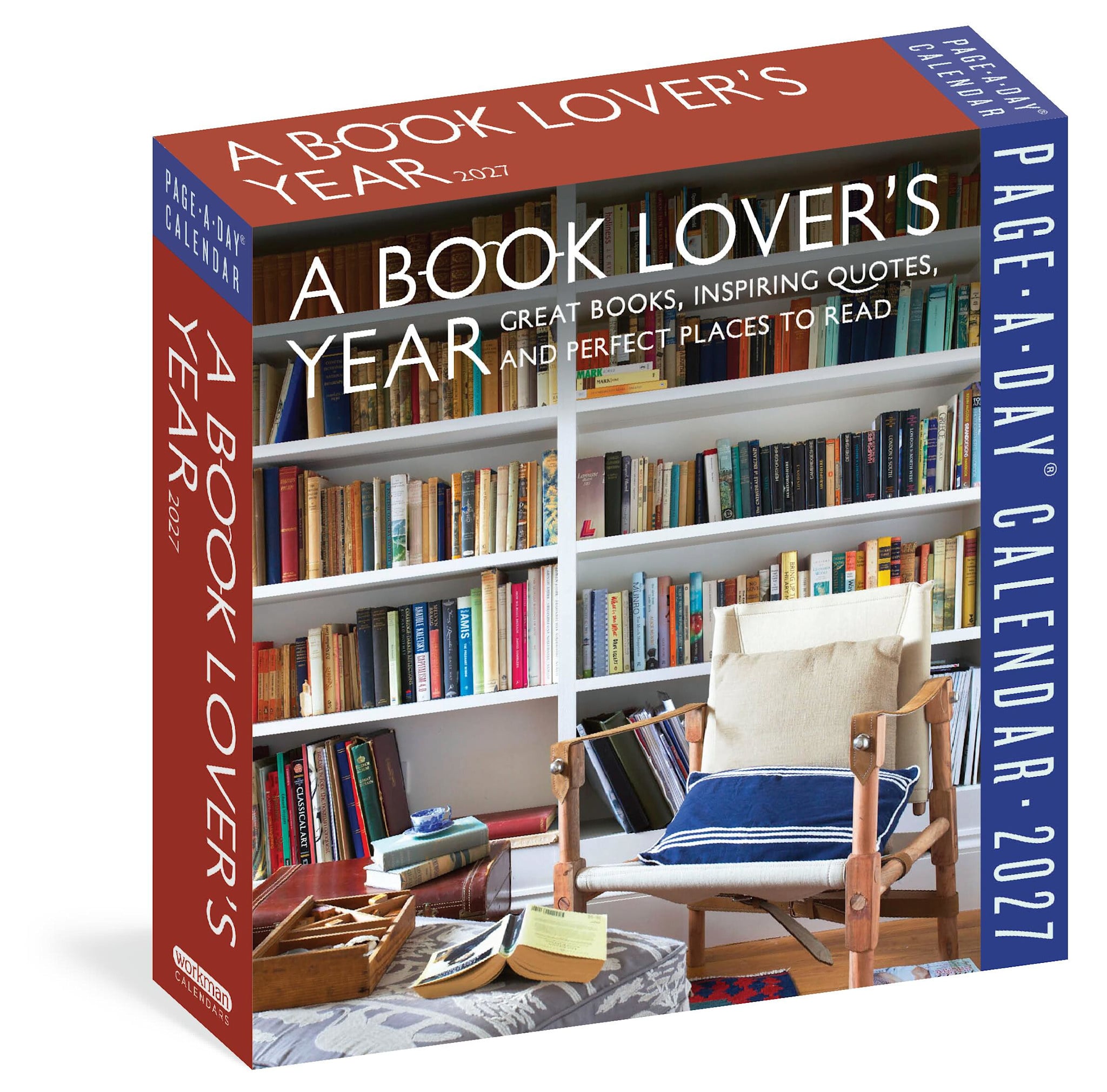 Workman Publishing Company A Book Lover's Year Page-A-Day® Calendar 2027: Great Books, Inspiring Quotes, and Perfect Places to Read