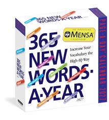 Workman Publishing Company Mensa® 365 New Words-A-Year Page-A-Day® Calendar 2027