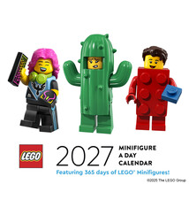 Chronicle Books LEGO Minifigure a Day 2027 Daily Calendar