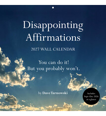 Chronicle Books Disappointing Affirmations 2027 Wall Calendar