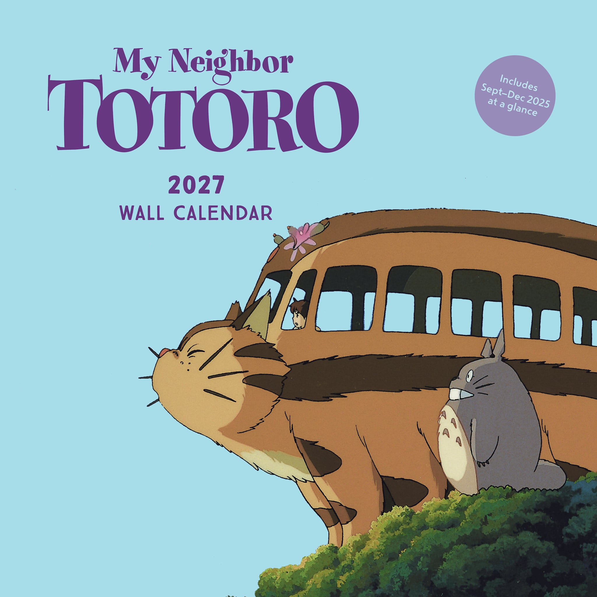 Chronicle Books Studio Ghibli My Neighbor Totoro 2027 Wall Calendar