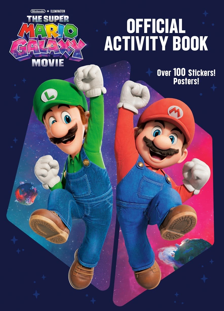 Random House Books for Young Readers Super Mario Galaxy Movie Sticker Book