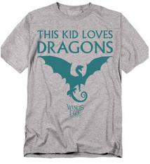 Wings of Fire: This Kid Loves Dragons T-Shirt
