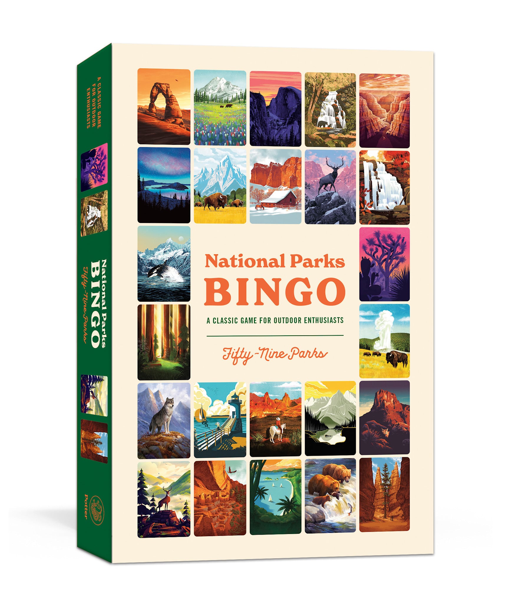 Clarkson Potter National Parks Bingo: A Classic Game for Outdoor Enthusiasts