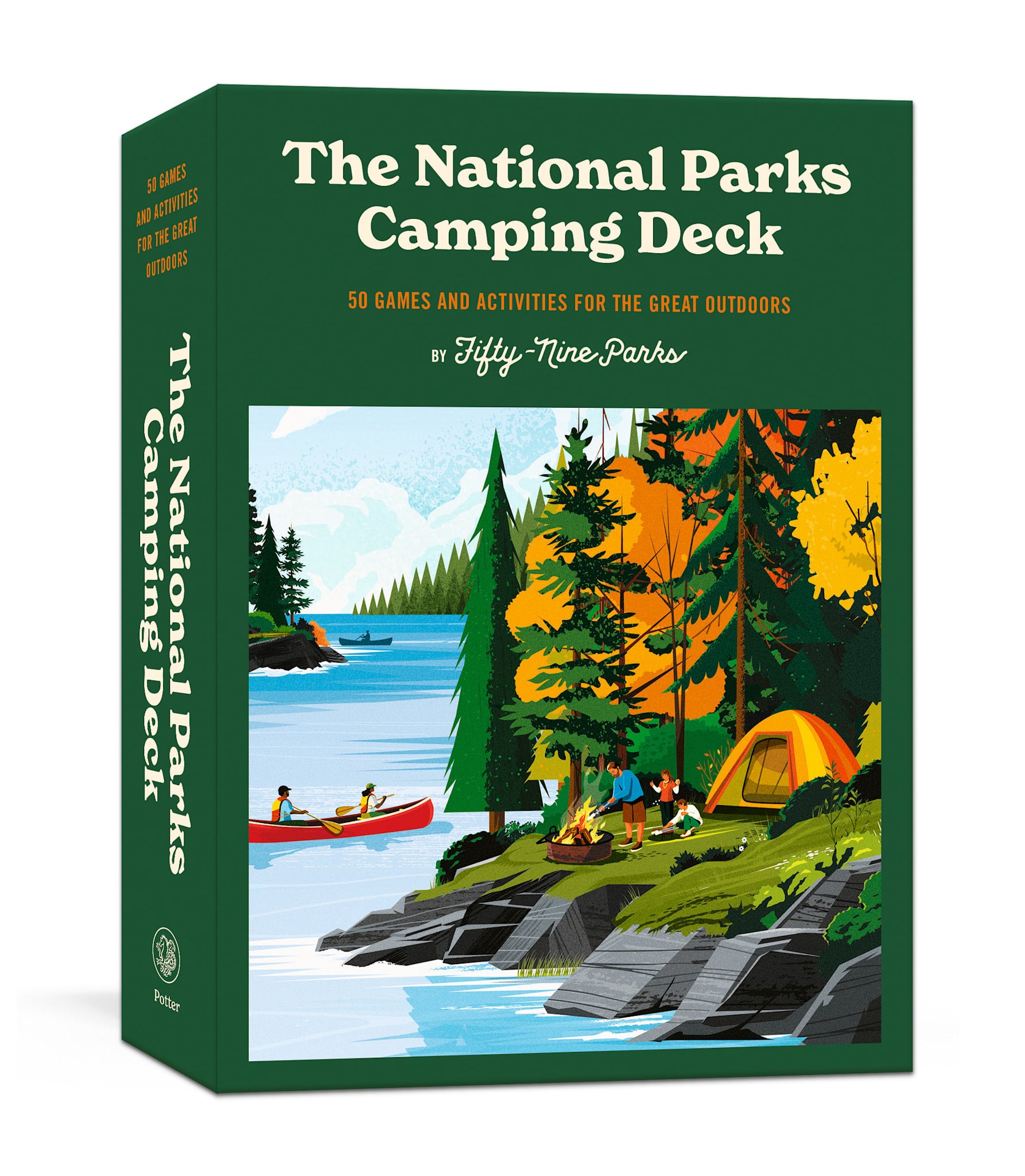 Clarkson Potter The National Parks Camping Deck: 50 Games and Activities for the Great Outdoors