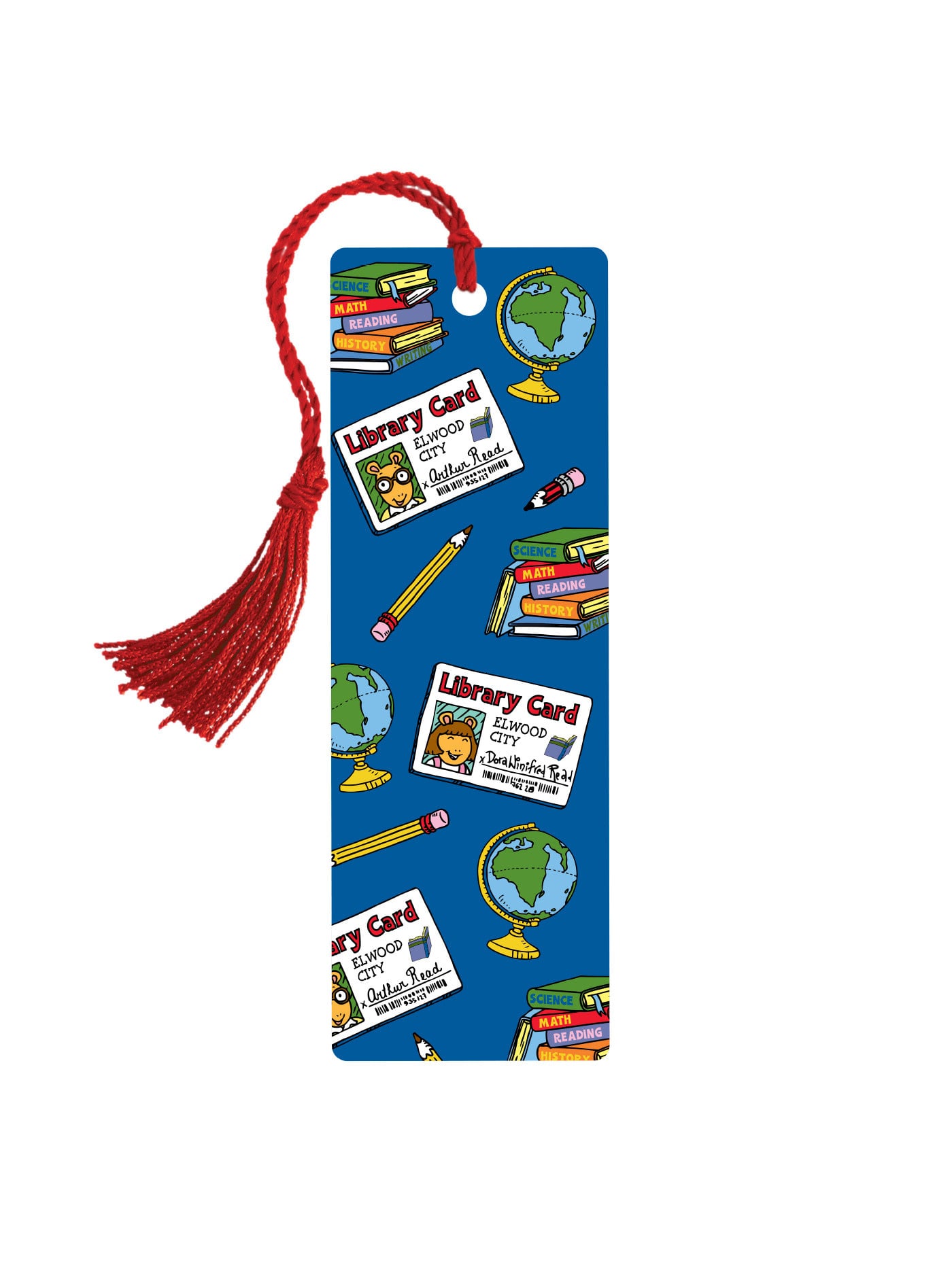 Out of Print Arthur: Library Card Bookmark