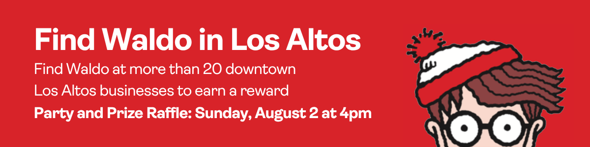 Find Waldo in Downtown Los Altos: Starting July 1