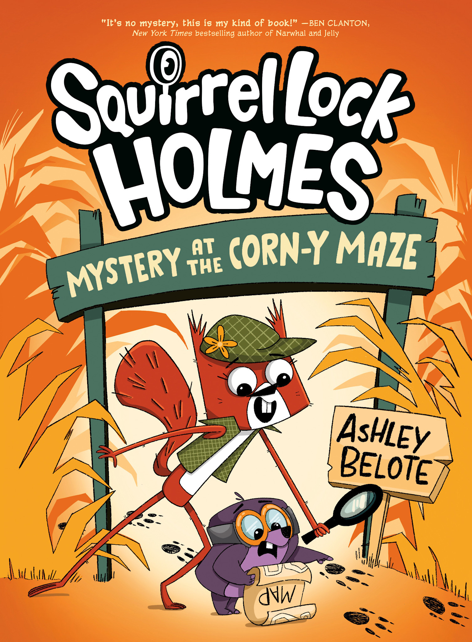 Random House Graphic Squirrel Lock Holmes #2: Mystery at the Corn-y Maze: (A Graphic Novel)