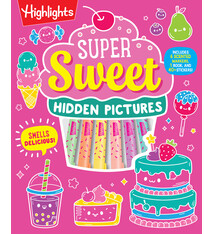 Highlights Press Super Sweet Hidden Pictures: A Scented Marker Seek-and-Find Coloring Activity Set for Ages 6-9