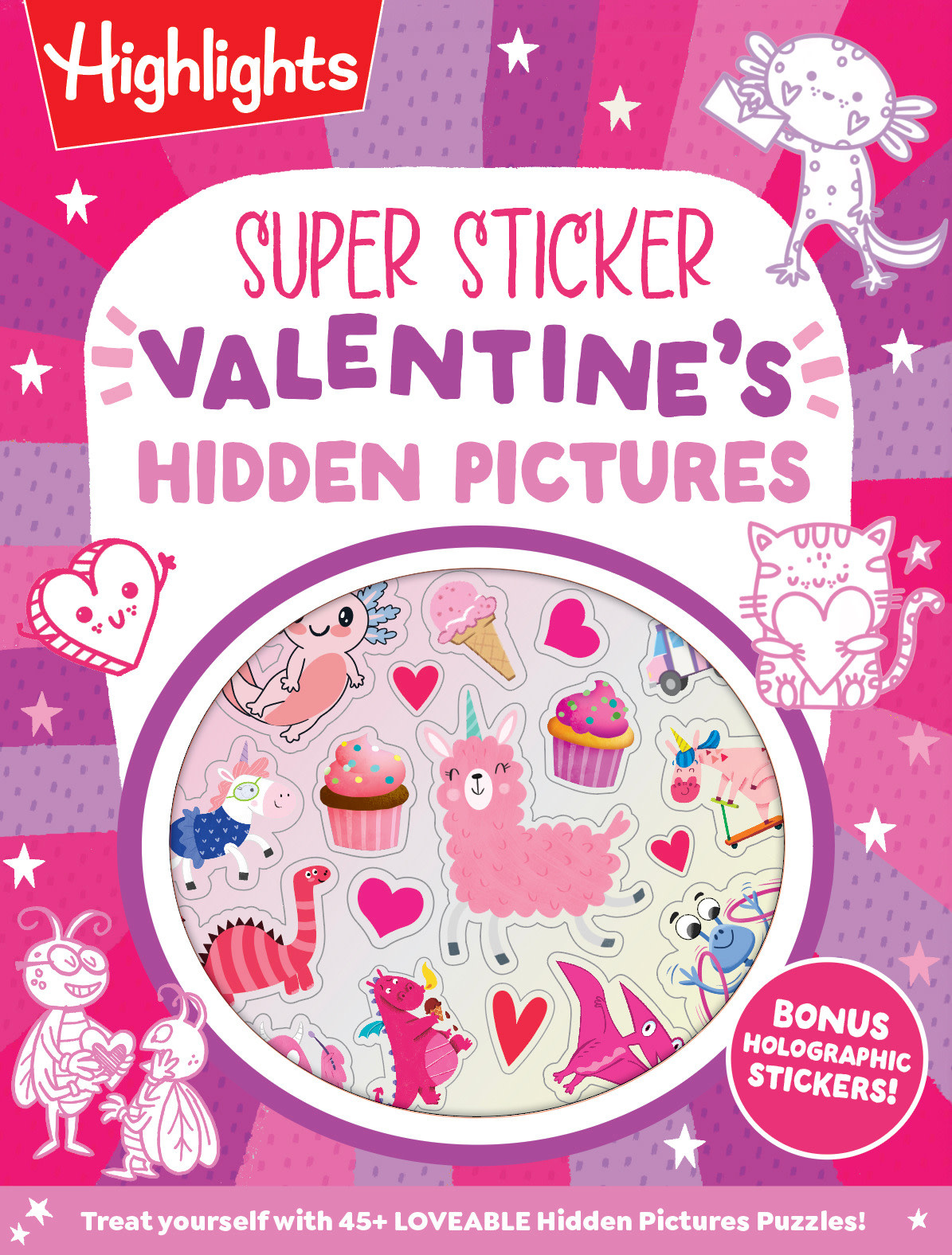 Highlights Press Super Sticker Valentine's Hidden Pictures