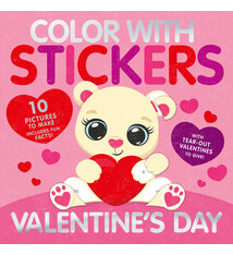 Tiger Tales Color With Stickers: Valentine's Day: 10 Pictures to Make - Includes Fun Facts!