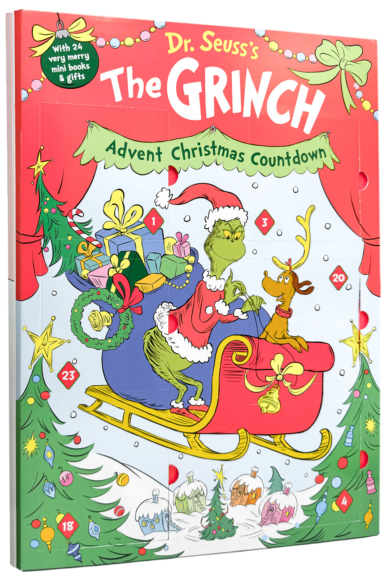 Random House Books for Young Readers Dr. Seuss's The Grinch Advent Christmas Countdown: With 24 very merry mini books & gifts