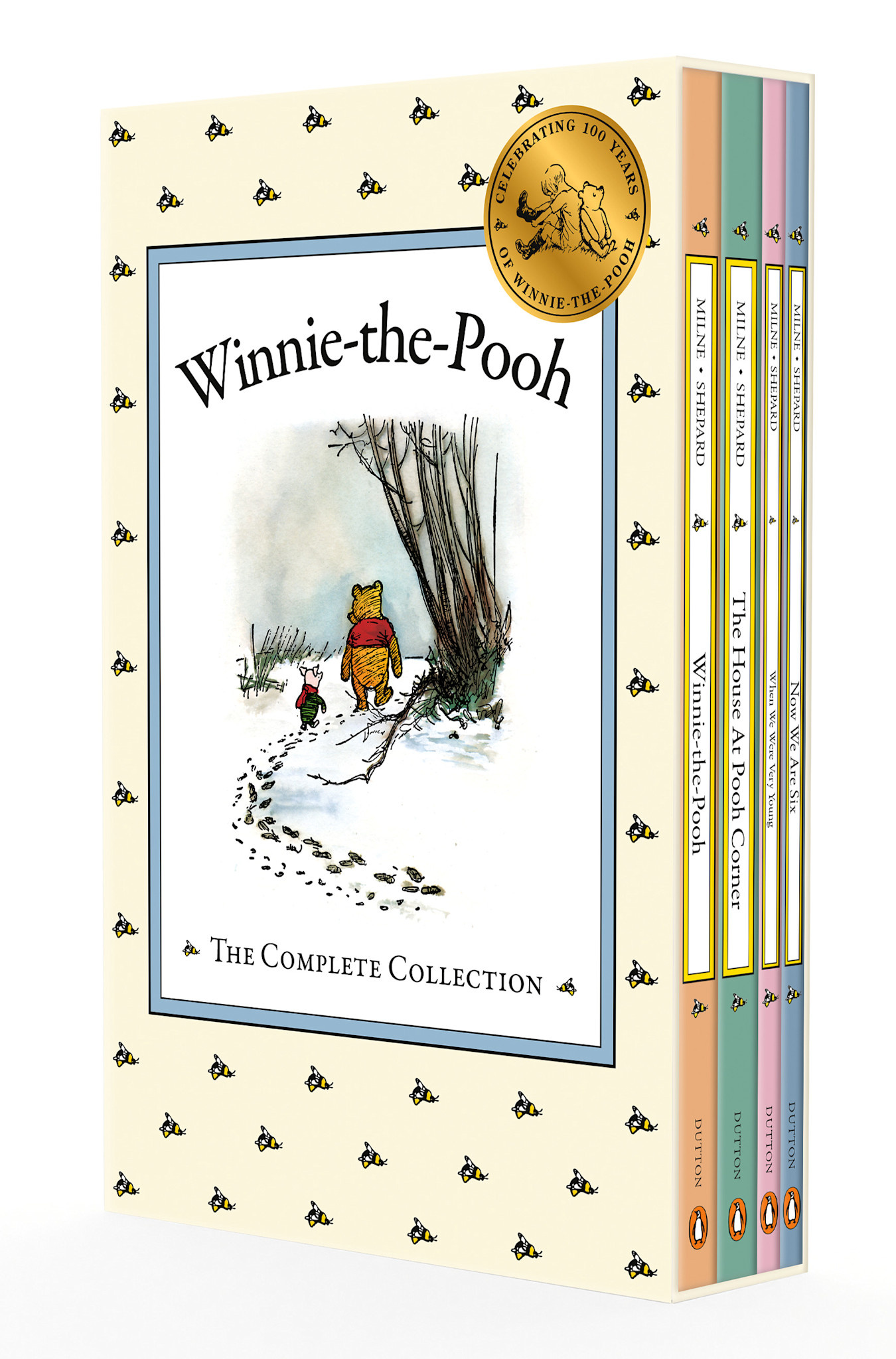 Dutton Books for Young Readers Winnie-the-Pooh Complete Paperback Box Set: Winnie-the-Pooh, The House at Pooh Corner, When We Were Very Young, Now We Are Six