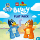 DK Children LEGO DUPLO Bluey Flat Pack: With LEGO DUPLO Bluey Figure!