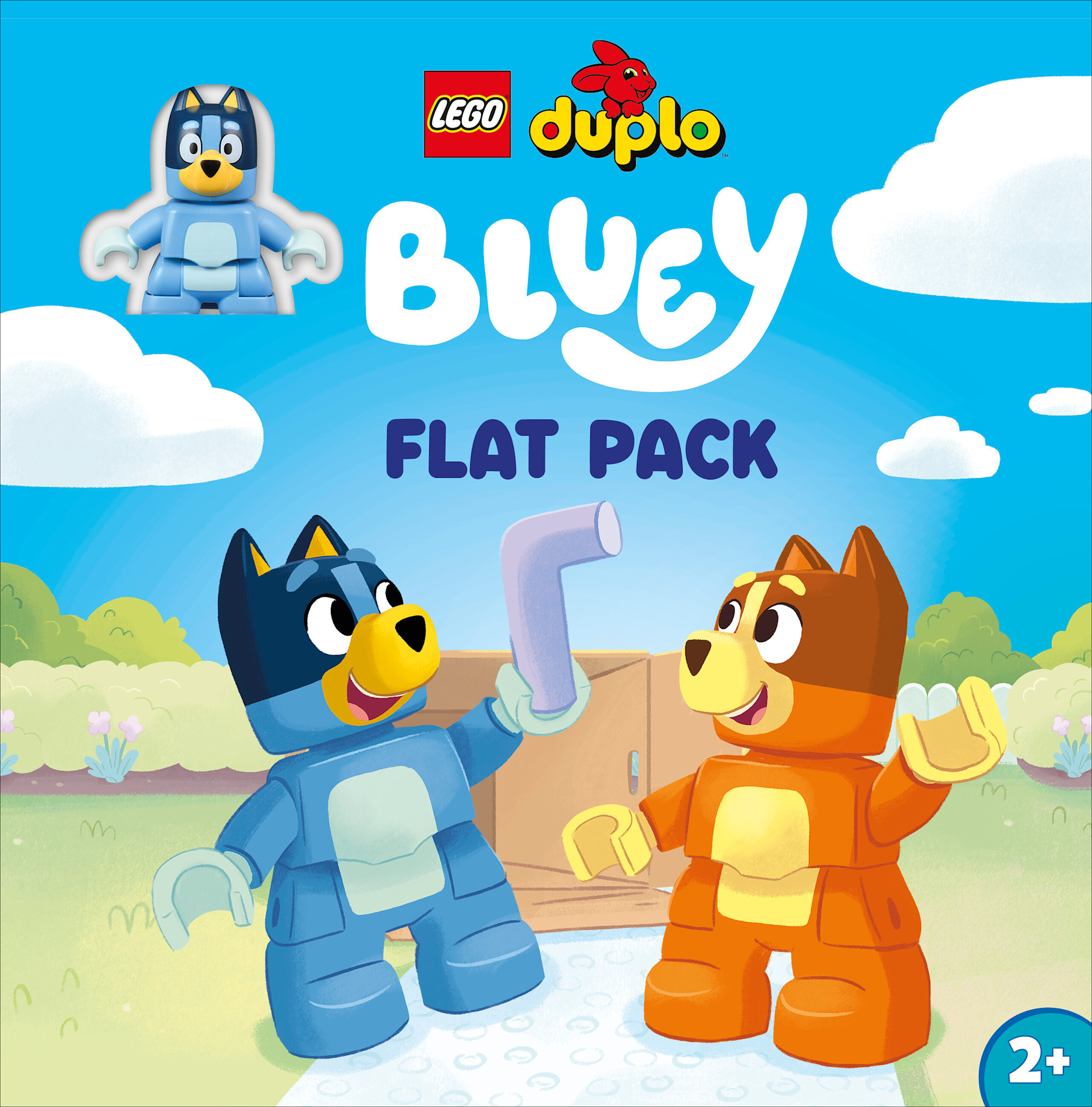 DK Children LEGO DUPLO Bluey Flat Pack: With LEGO DUPLO Bluey Figure!