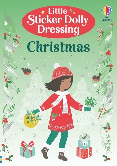 Usborne Little Sticker Dolly Dressing Christmas