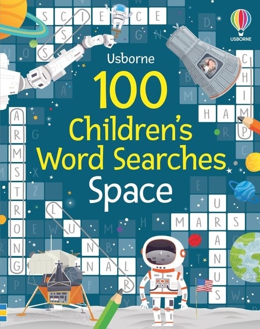 Usborne 100 Children's Wordsearches: Space