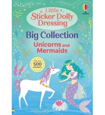 Usborne Little Sticker Dolly Dressing Big Collection: Unicorns and Mermaid
