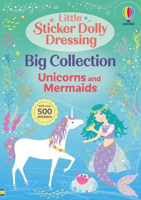 Usborne Little Sticker Dolly Dressing Big Collection: Unicorns and Mermaid