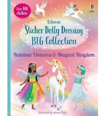 Usborne Sticker Dolly Dressing Big Collection Rainbow Unicorns and Magical Kingdom