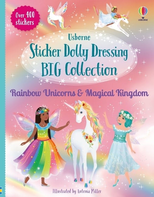 Usborne Sticker Dolly Dressing Big Collection Rainbow Unicorns and Magical Kingdom