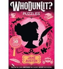 WhoDunLit?: Jane Austen: 50 Cozy Mysteries to Solve: Fill-In the Clues. Uncover the Culprit. Solve the Mystery.