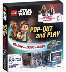 LEGO Star Wars Pop Out and Play: Han Solo and Chewie in Action: Includes Han Solo and Chewbacca Minifigures, Double-Sided Play Scene, and 2 Awesome Books