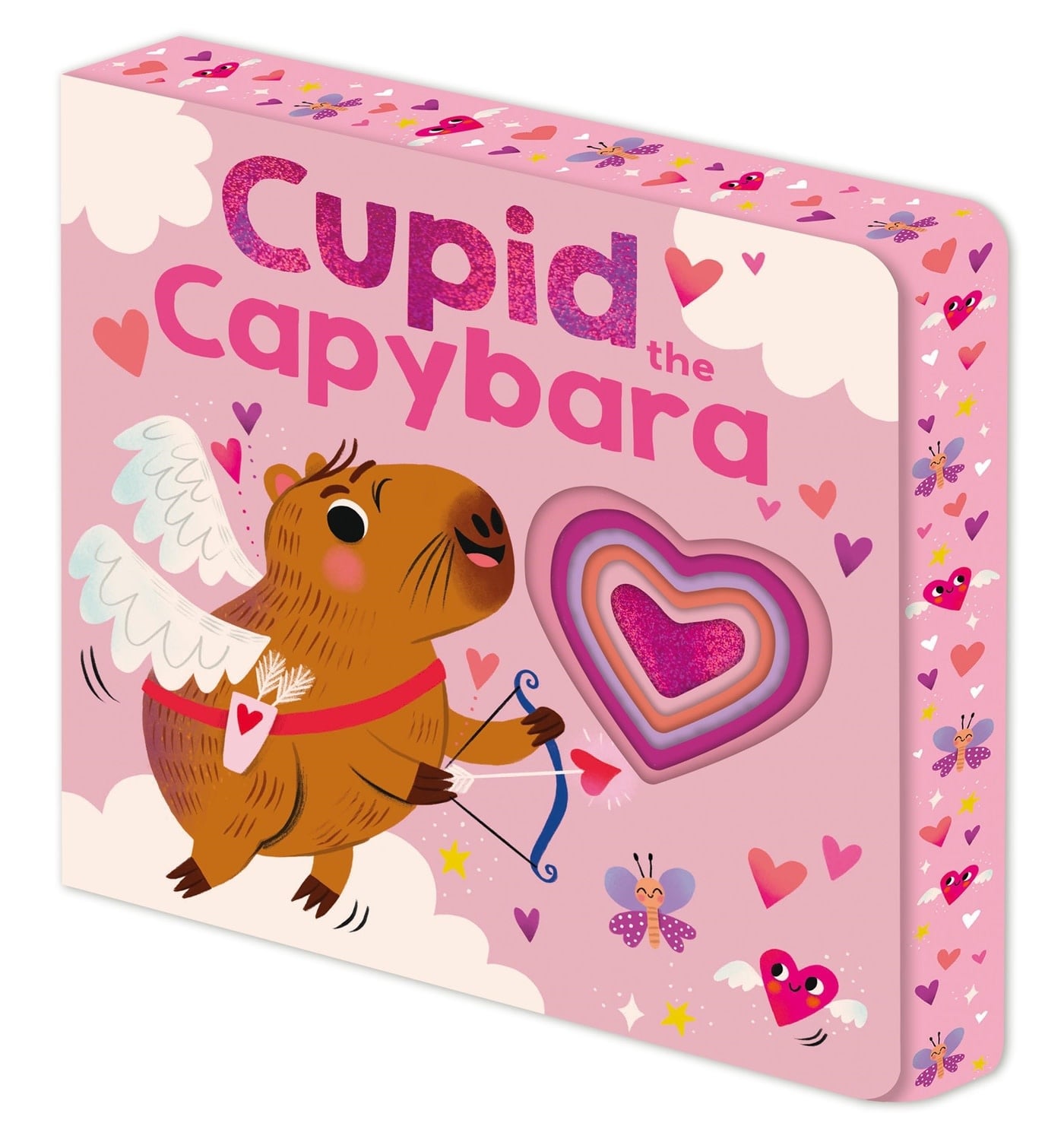 Priddy Books US Cupid the Capybara: A beautiful book with sprayed edges, all about unlikely animal pairs!