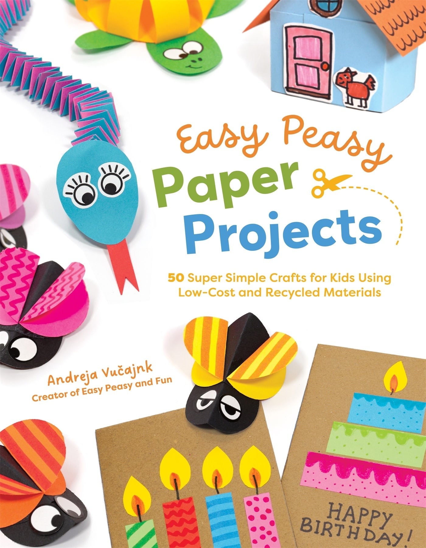 Page Street Kids Easy Peasy Paper Projects: 50 Super Simple Crafts for Kids Using Low-Cost and Recycled Materials