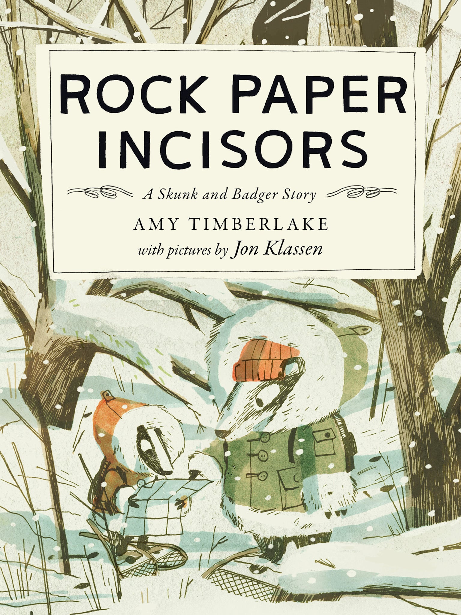 Little, Brown Books for Young Readers Rock Paper Incisors: A Skunk and Badger Story
