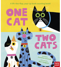 Nosy Crow One Cat, Two Cats: A lift-the-flap, pop-up book with 20 cats to count!