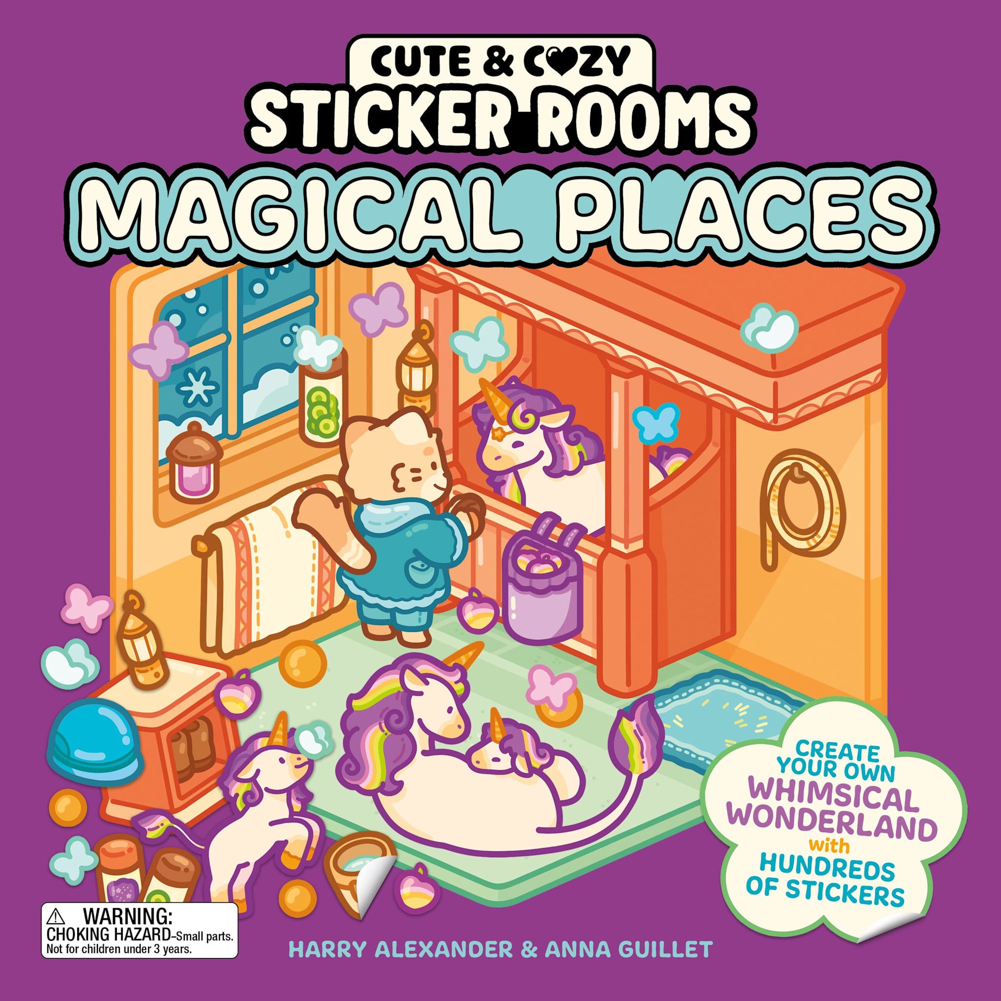 RP Studio Cute & Cozy Sticker Rooms: Magical Places: Create Your Own Whimsical Wonderland with Hundreds of Stickers