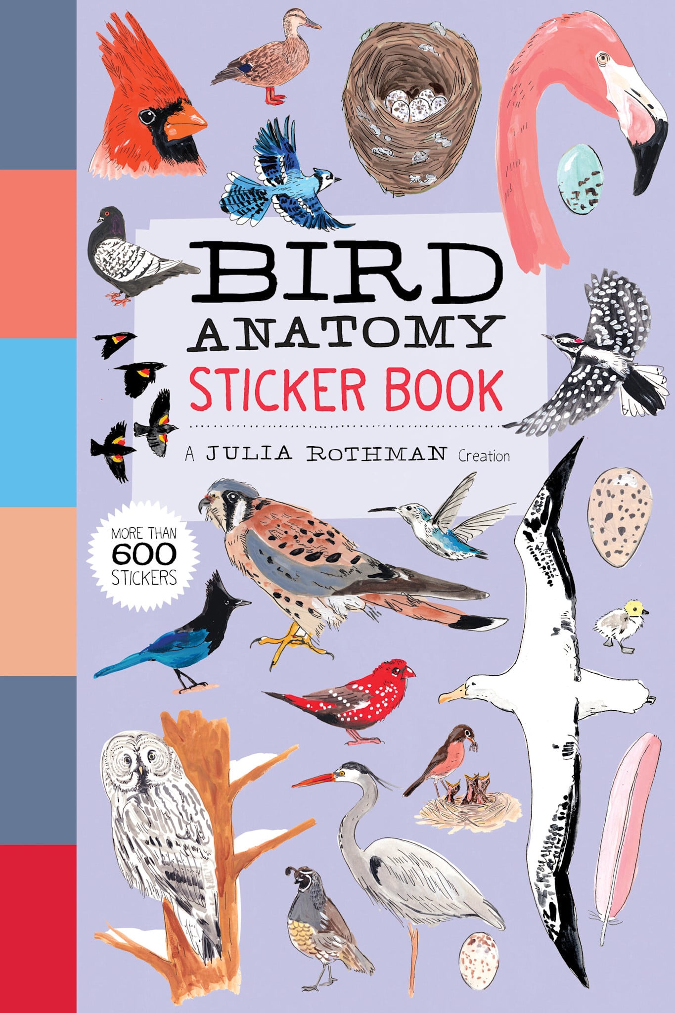 Storey Publishing, LLC Bird Anatomy Sticker Book: A Julia Rothman Creation; More Than 600 Stickers