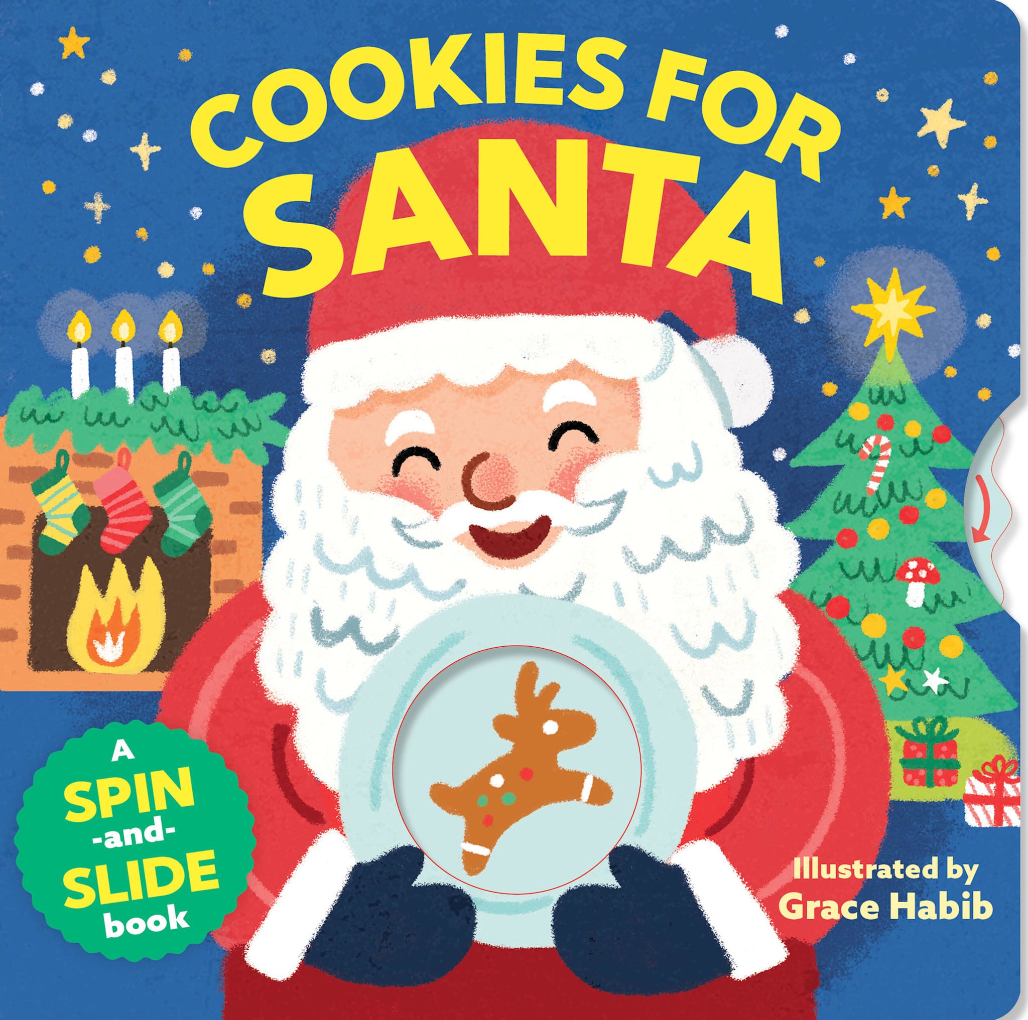 Cookies for Santa: A Spin-and-Slide book