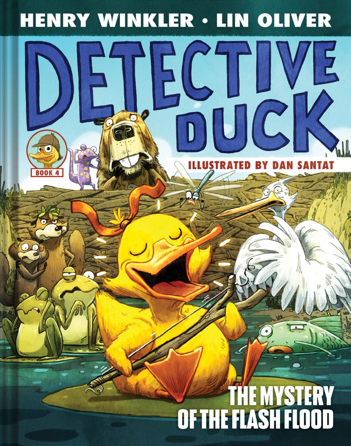 Amulet Books Detective Duck: The Mystery of the Flash Flood (Detective Duck #4)